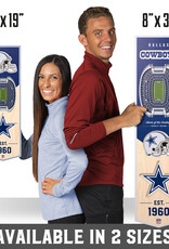 YOU THE FAN Dallas Cowboys 3D StadiumView 6x19 Banner