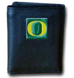 SISKIYOU GIFTS Oregon Ducks Executive Leather Trifold Wallet