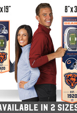 YOU THE FAN Chicago Bears 3D StadiumView 6x19 Banner