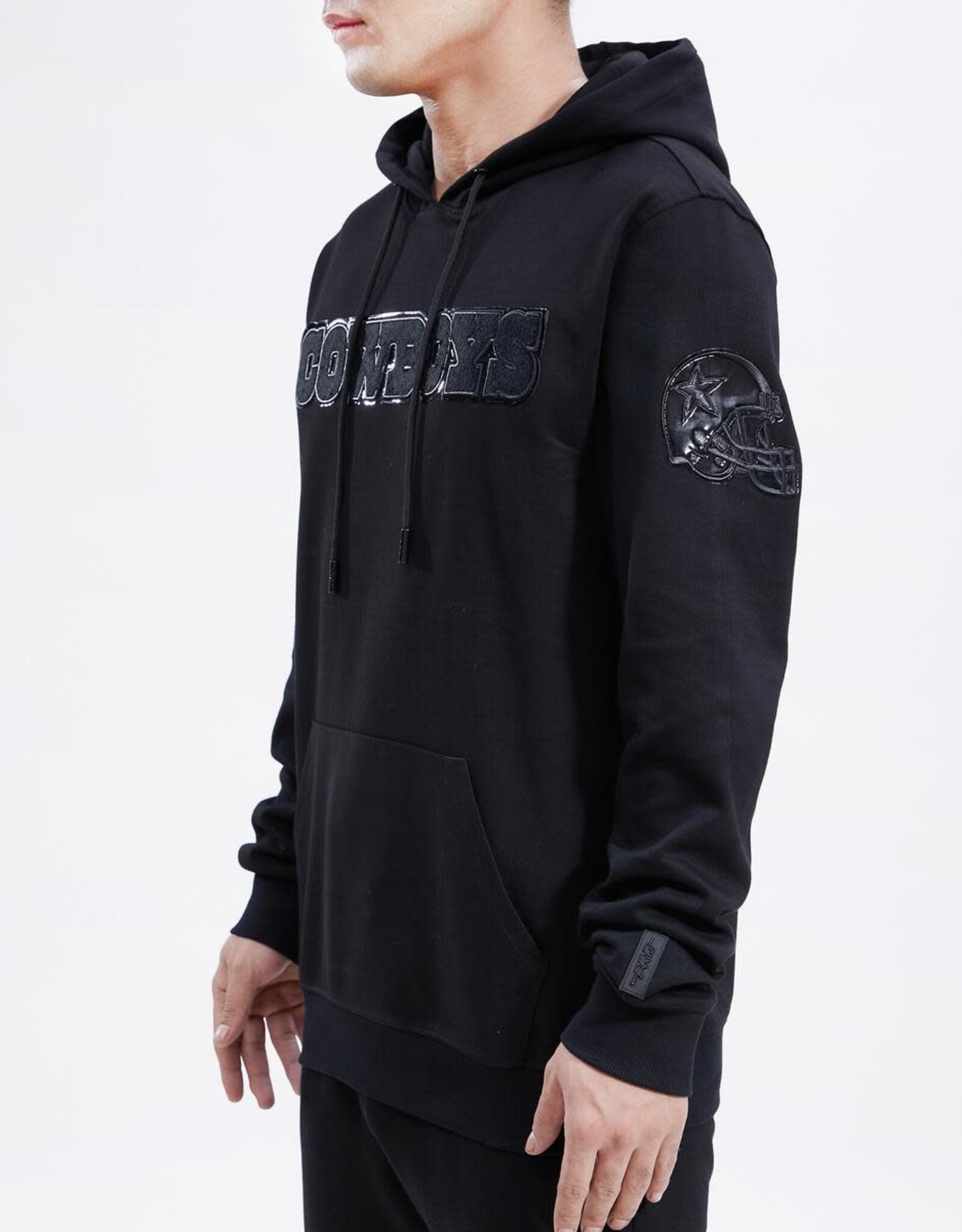 Pro Standard Dallas Cowboys Triple Black Logo Hoody