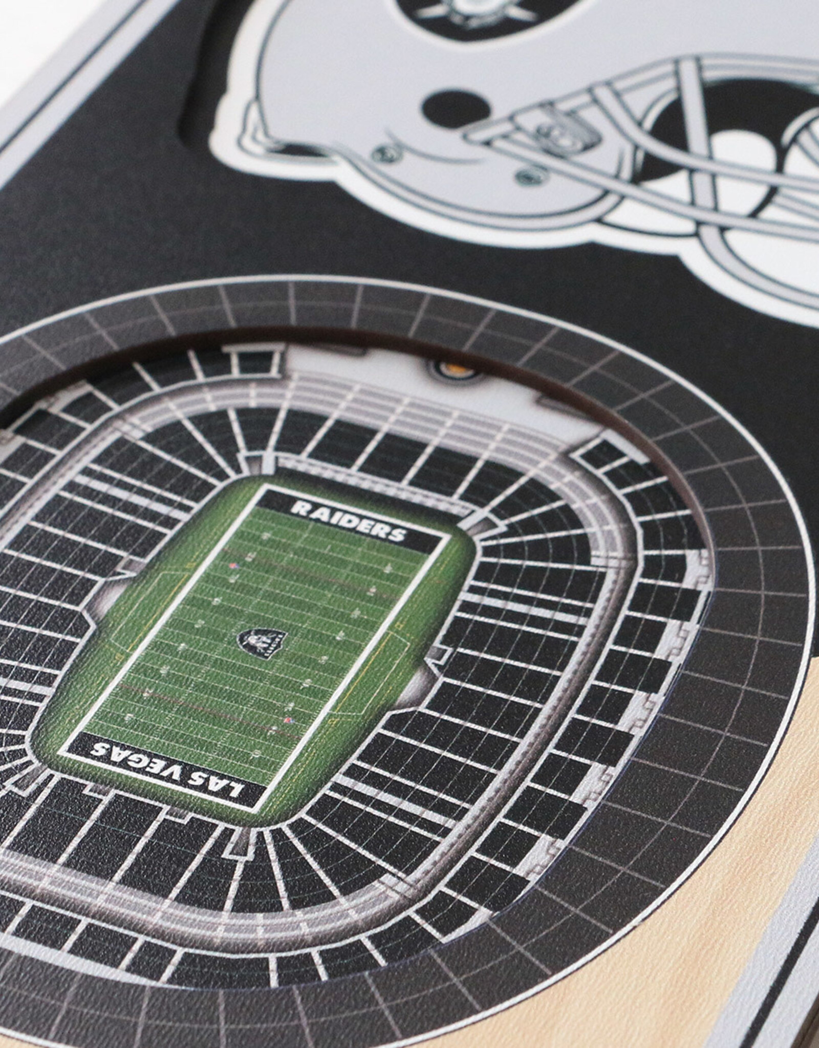 YOU THE FAN Las Vegas Raiders 3D StadiumView 6x19 Banner