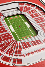 YOU THE FAN Arizona Cardinals 3D StadiumView 8x32 Banner