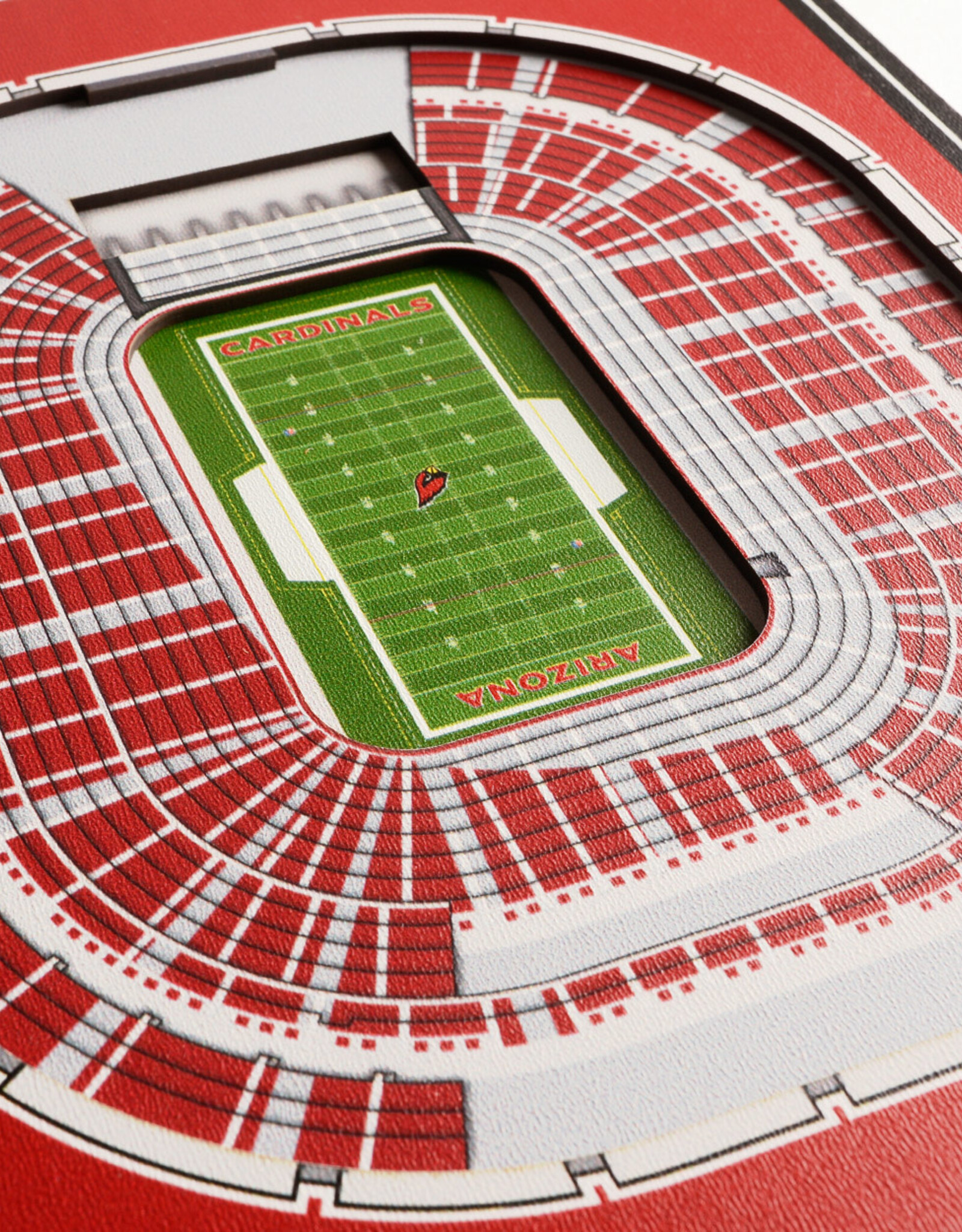 YOU THE FAN Arizona Cardinals 3D StadiumView 8x32 Banner