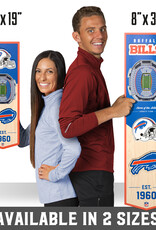 YOU THE FAN Buffalo Bills 3D StadiumView 8x32 Banner