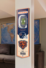 YOU THE FAN Chicago Bears 3D StadiumView 8x32 Banner