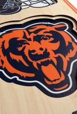 YOU THE FAN Chicago Bears 3D StadiumView 8x32 Banner
