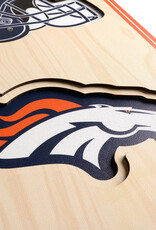 YOU THE FAN Denver Broncos 3D StadiumView 8x32 Banner