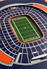 YOU THE FAN Denver Broncos 3D StadiumView 8x32 Banner