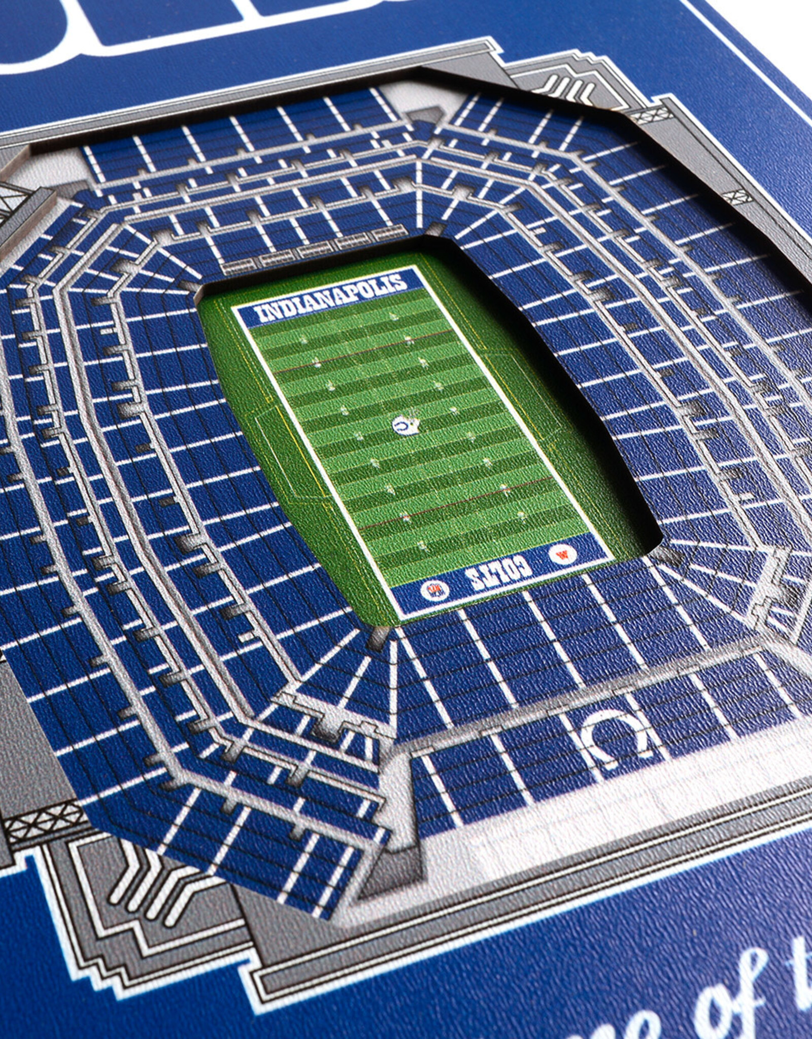 YOU THE FAN Indianapolis Colts 3D StadiumView 8x32 Banner