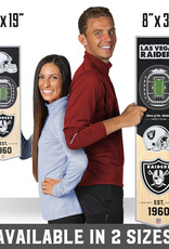 YOU THE FAN Las Vegas Raiders 3D StadiumView 8x32 Banner