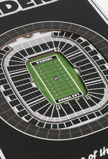 YOU THE FAN Las Vegas Raiders 3D StadiumView 8x32 Banner