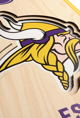 YOU THE FAN Minnesota Vikings 3D StadiumView 8x32 Banner