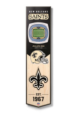 YOU THE FAN New Orleans Saints 3D StadiumView 8x32 Banner