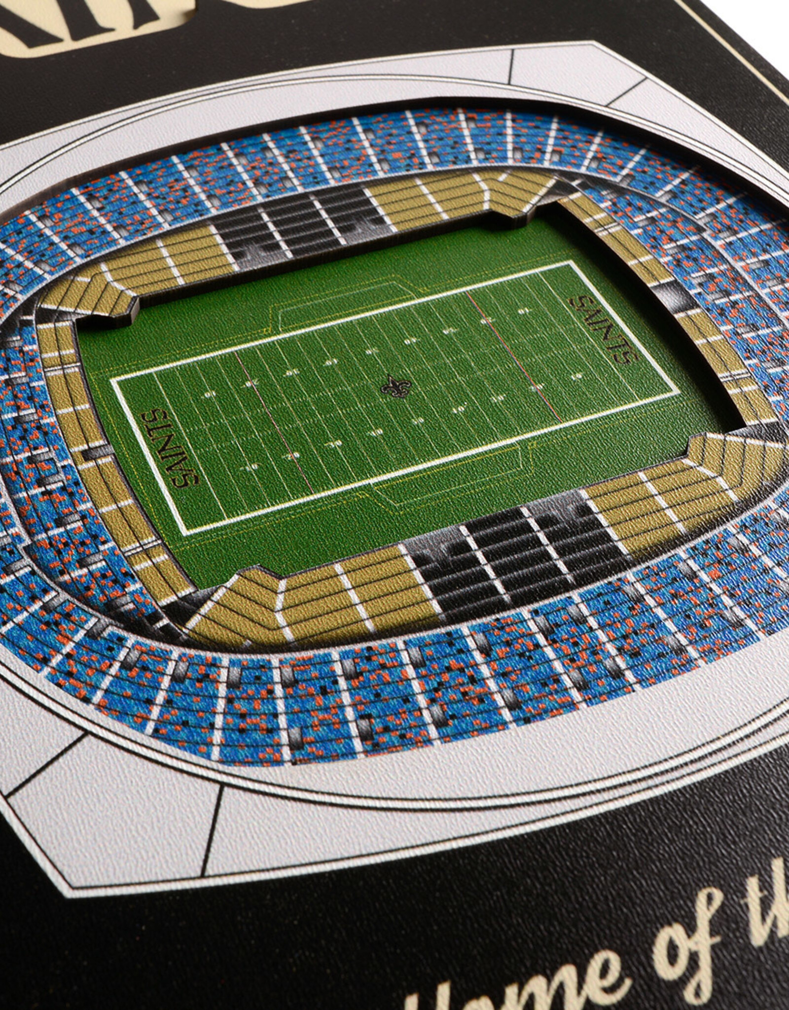 YOU THE FAN New Orleans Saints 3D StadiumView 8x32 Banner