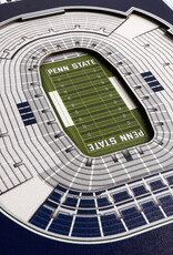 YOU THE FAN Penn State Nittany Lions 3D StadiumView 8x32 Banner