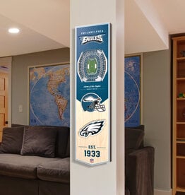 YOU THE FAN Philadelphia Eagles 3D StadiumView 8x32 Banner