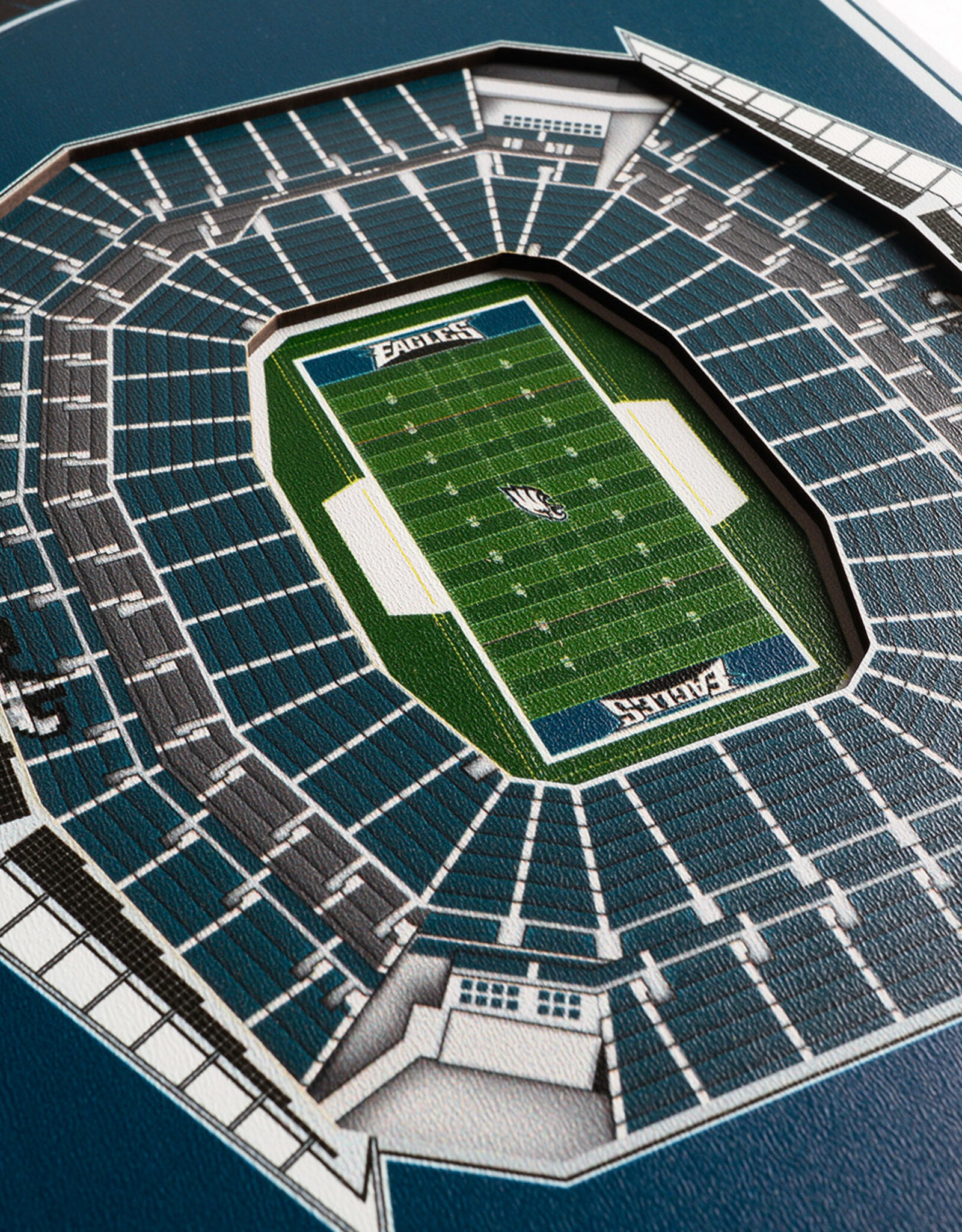 YOU THE FAN Philadelphia Eagles 3D StadiumView 8x32 Banner