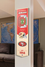 YOU THE FAN San Francisco 49ers 3D StadiumView 8x32 Banner