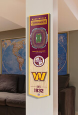 YOU THE FAN Washington Commanders 3D StadiumView 8x32 Banner