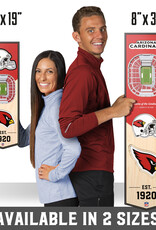 YOU THE FAN Arizona Cardinals 3D StadiumView 6x19 Banner