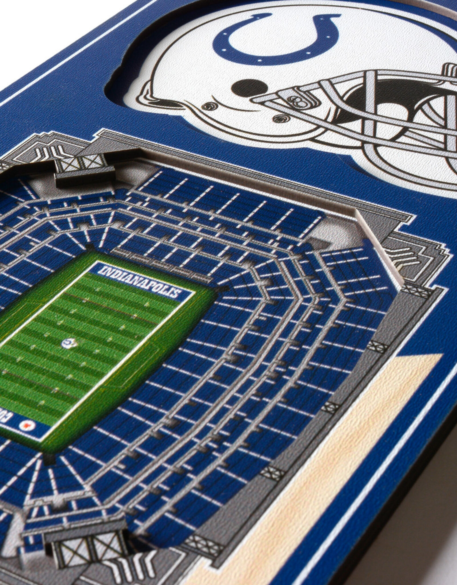 YOU THE FAN Indianapolis Colts 3D StadiumView 6x19 Banner