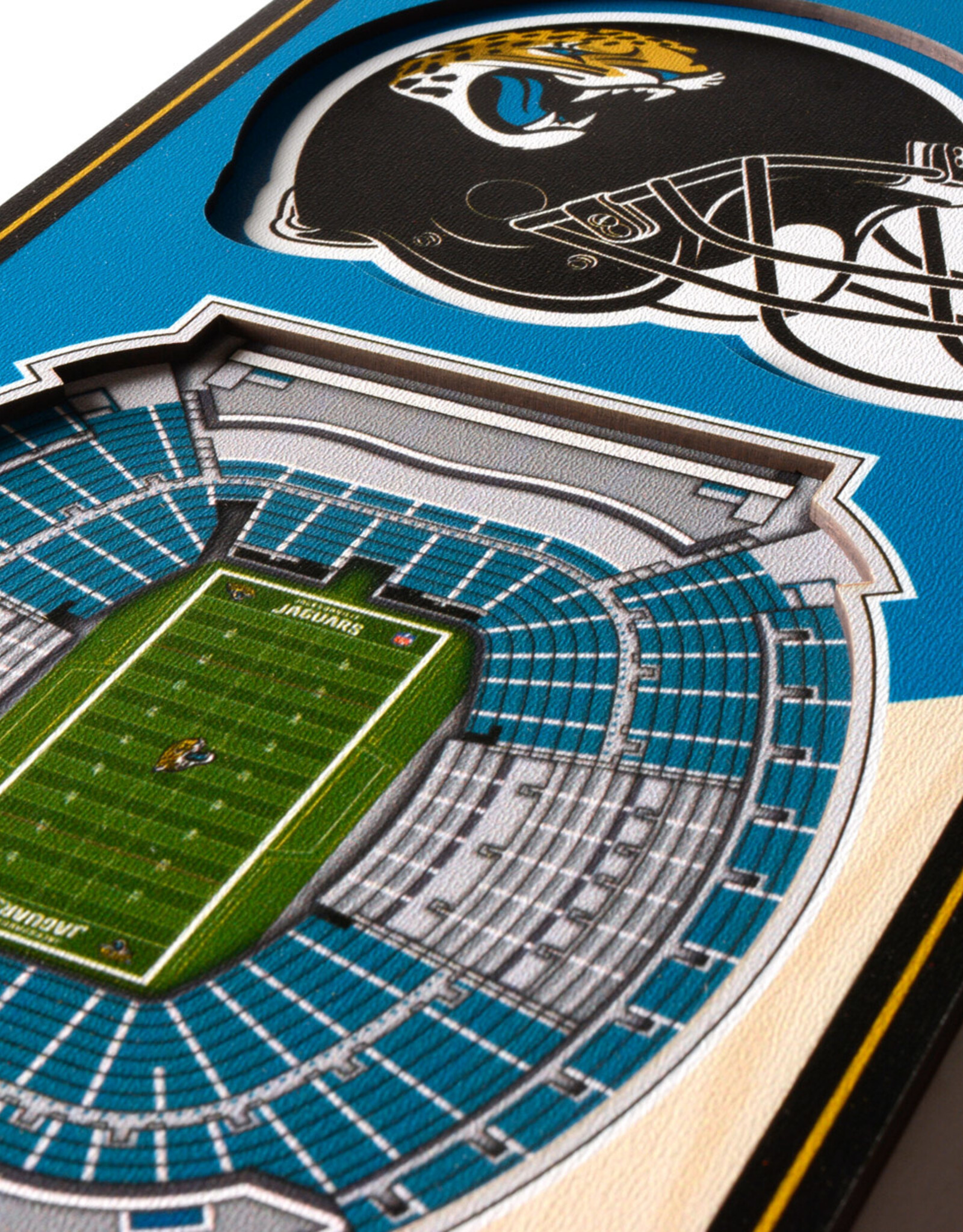 YOU THE FAN Jacksonville Jaguars 3D StadiumView 6x19 Banner