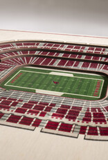 YOU THE FAN Arizona Cardinals 5-Layer 3D StadiumView Wall Art