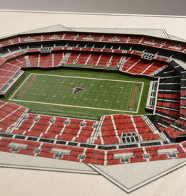YOU THE FAN Atlanta Falcons 5-Layer 3D StadiumView Wall Art