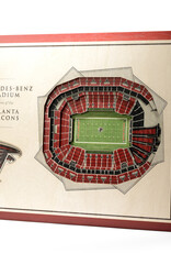 YOU THE FAN Atlanta Falcons 5-Layer 3D StadiumView Wall Art