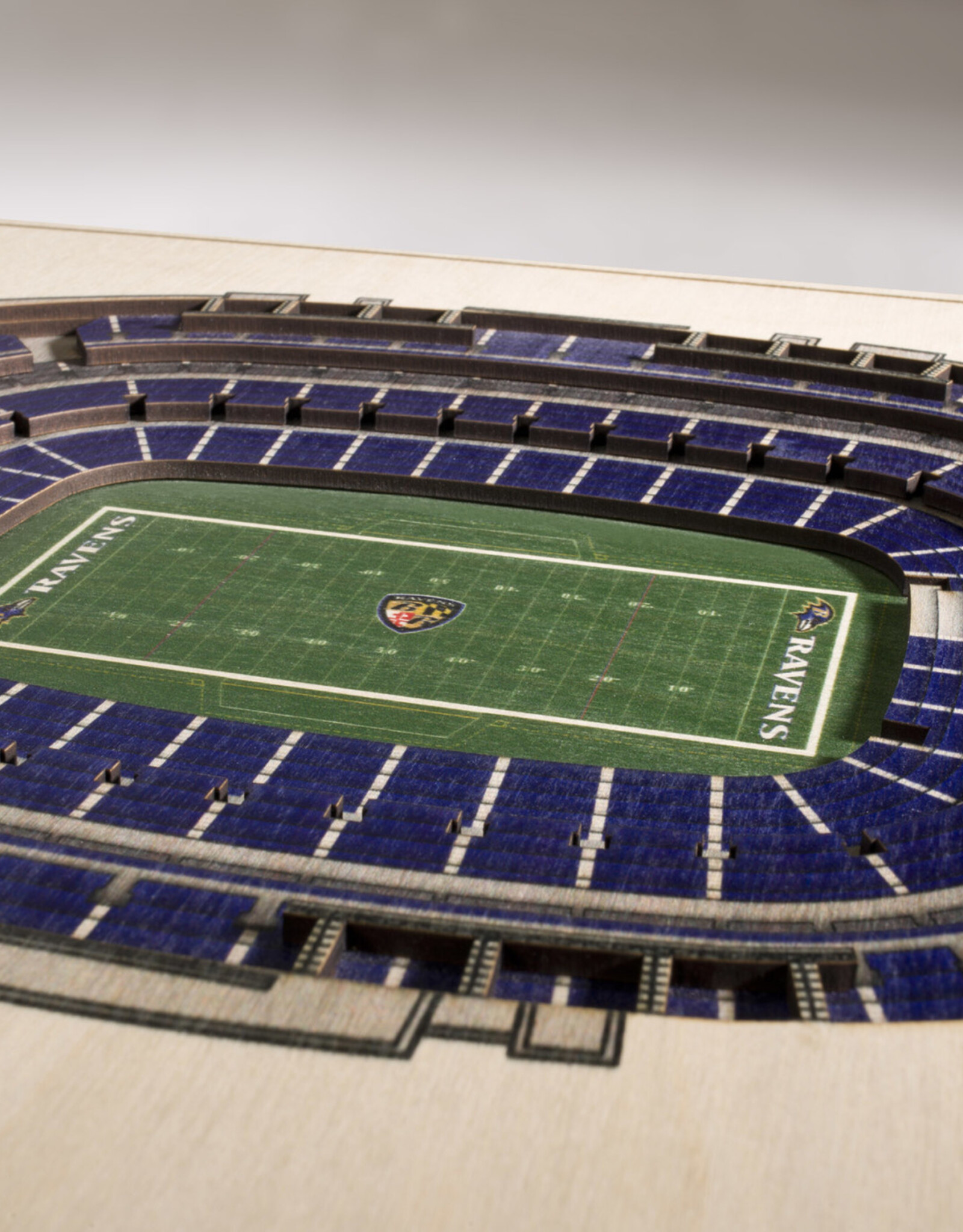 YOU THE FAN Baltimore Ravens 5-Layer 3D StadiumView Wall Art