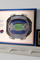 YOU THE FAN Buffalo Bills 5-Layer 3D StadiumView Wall Art