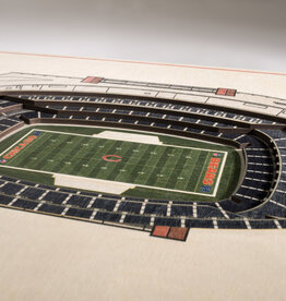 YOU THE FAN Chicago Bears 5-Layer 3D StadiumView Wall Art