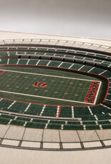 YOU THE FAN Cincinnati Bengals 5-Layer 3D StadiumView Wall Art