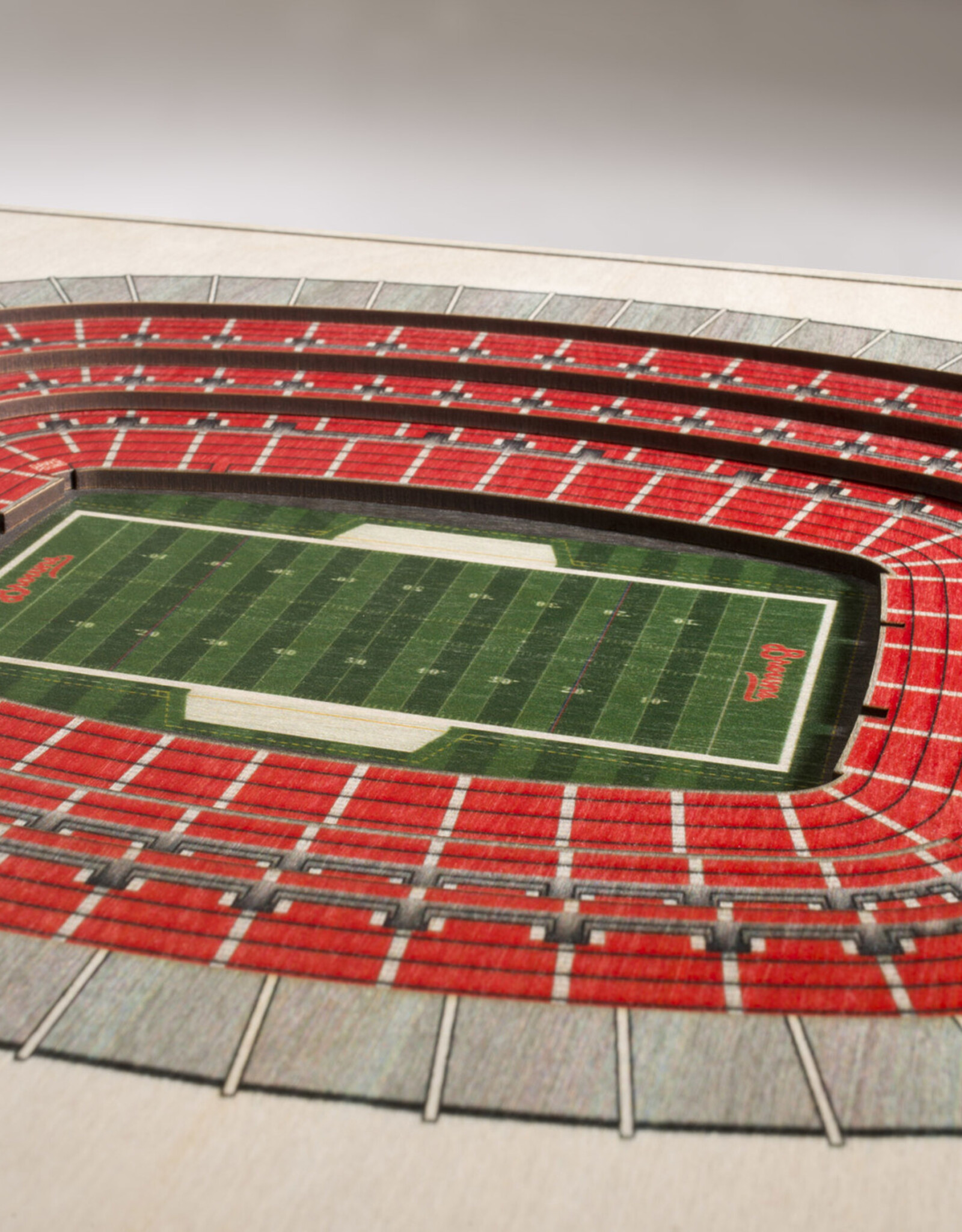 YOU THE FAN Cleveland Browns 5-Layer 3D StadiumView Wall Art