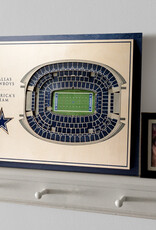 YOU THE FAN Dallas Cowboys 5-Layer 3D StadiumView Wall Art