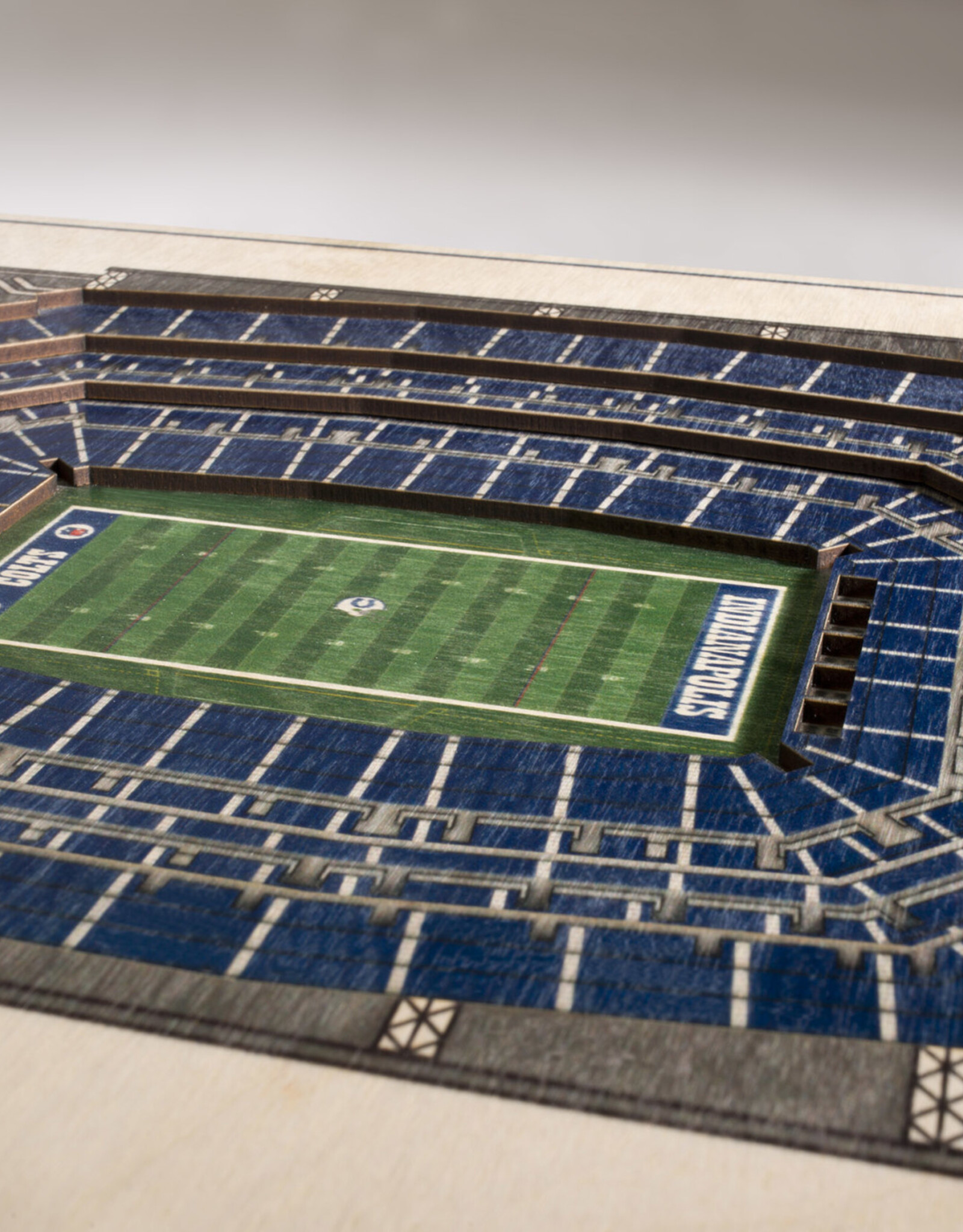YOU THE FAN Indianapolis Colts 5-Layer 3D StadiumView Wall Art