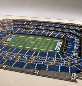 YOU THE FAN Indianapolis Colts 5-Layer 3D StadiumView Wall Art