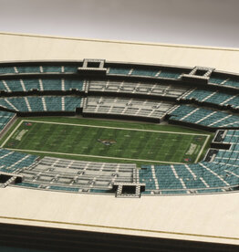 YOU THE FAN Jacksonville Jaguars 5-Layer 3D StadiumView Wall Art