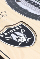 YOU THE FAN Las Vegas Raiders 5-Layer 3D StadiumView Wall Art