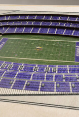 YOU THE FAN Minnesota Vikings 5-Layer 3D StadiumView Wall Art