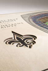 YOU THE FAN New Orleans Saints 5-Layer 3D StadiumView Wall Art
