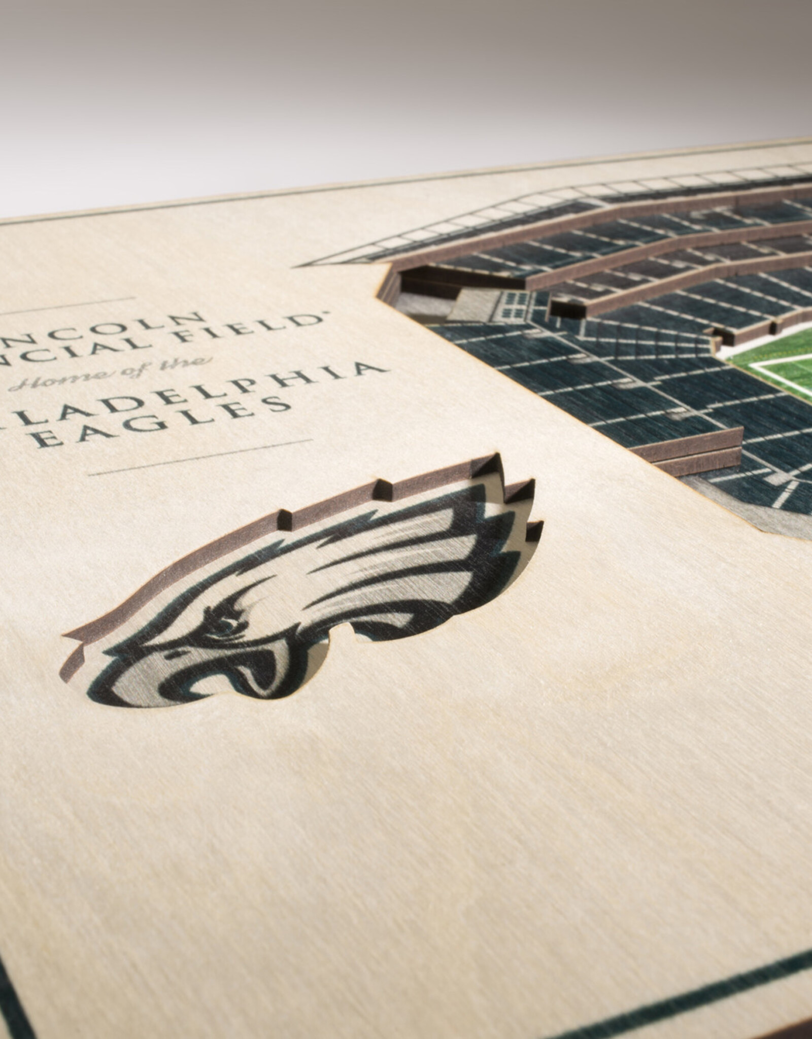 YOU THE FAN Philadelphia Eagles 5-Layer 3D StadiumView Wall Art
