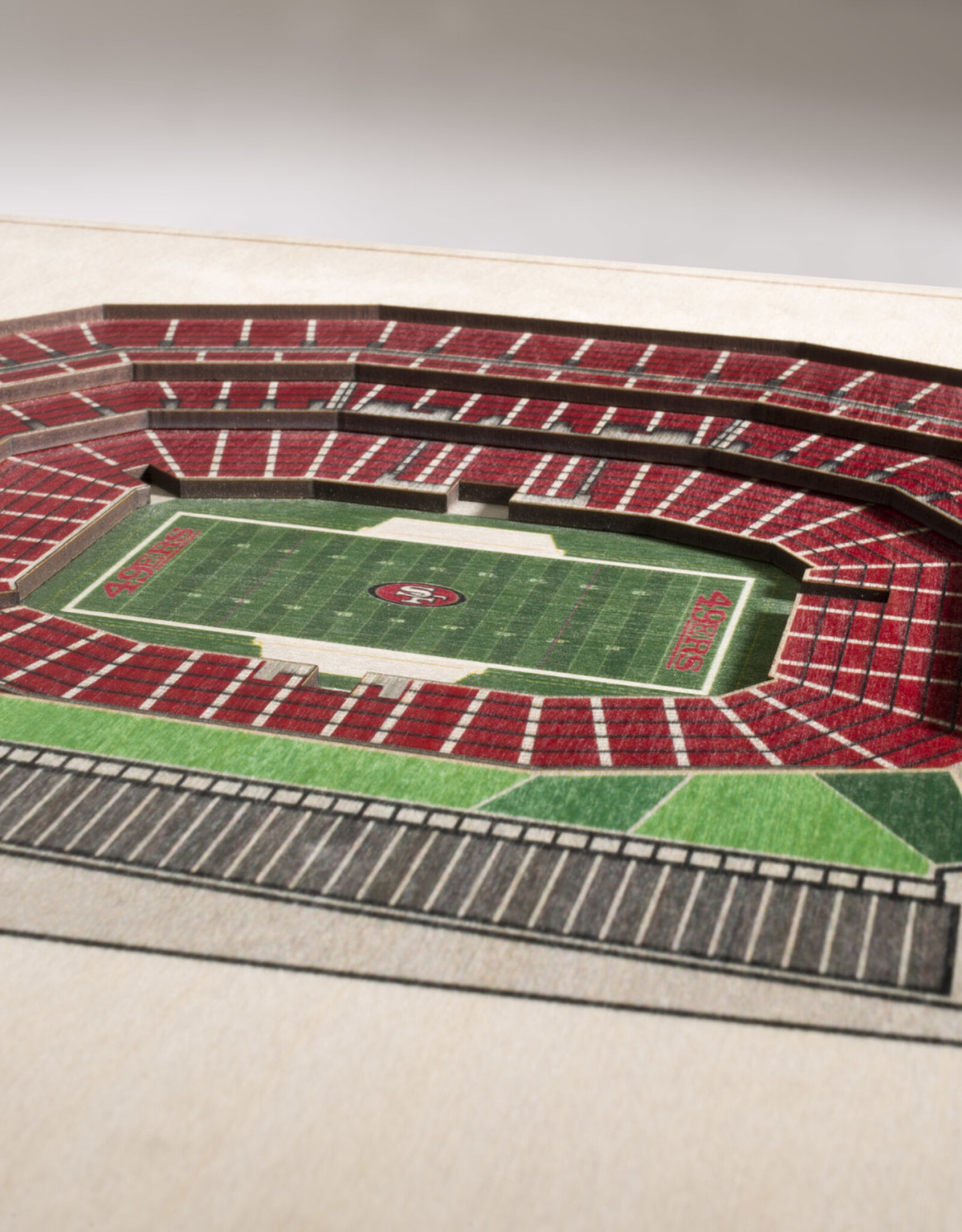 YOU THE FAN San Francisco 49ers 5-Layer 3D StadiumView Wall Art