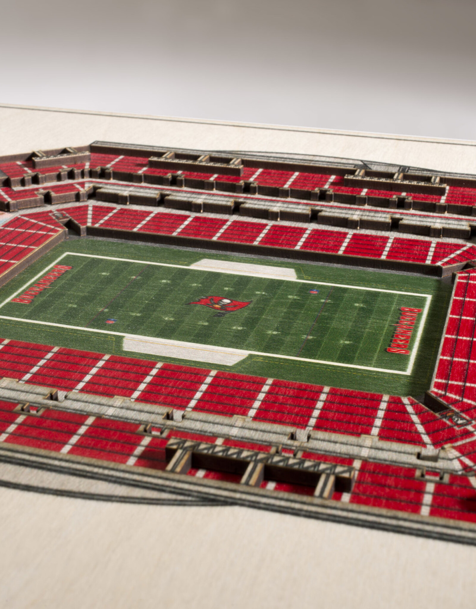 YOU THE FAN Tampa Bay Buccaneers 5-Layer 3D StadiumView Wall Art
