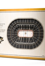 YOU THE FAN Pittsburgh Penguins 5-Layer 3D StadiumView Wall Art