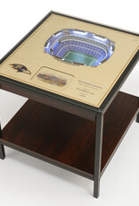 YOU THE FAN Baltimore Ravens 25-Layer LED StadiumView End Table