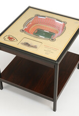 YOU THE FAN Kansas City Chiefs 25-Layer LED StadiumView End Table