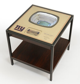 YOU THE FAN New York Giants 25-Layer LED StadiumView End Table