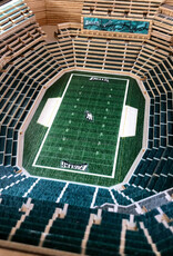 YOU THE FAN Philadelphia Eagles 25-Layer LED StadiumView End Table