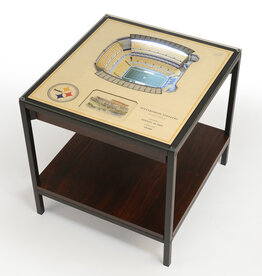 YOU THE FAN Pittsburgh Steelers 25-Layer LED StadiumView End Table